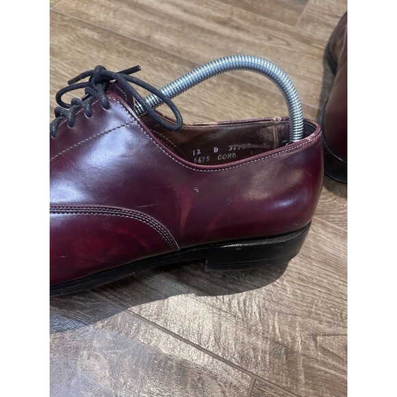 Allen Edmonds Park Avenue Oxfords Men’s 12 Burgundy Leather Cap Toe  5675 Shoes main image 12